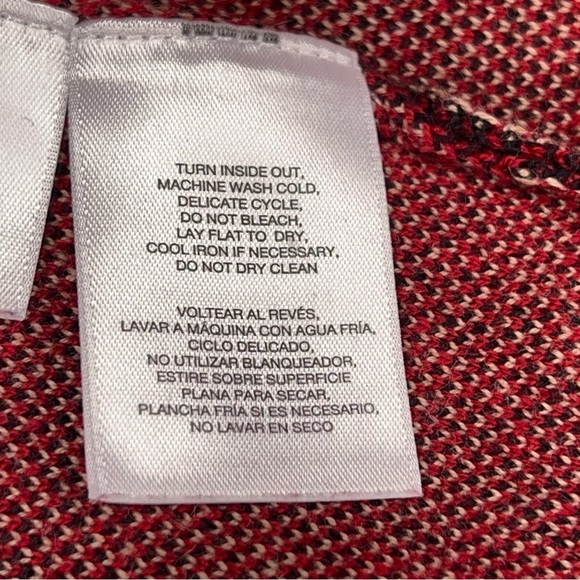 SMALL ANNE KLEIN RED BLACK PLAID JACKET LONG SLEEVE ACADEMIA PREPPY COTTON BLEND - Picture 11 of 12